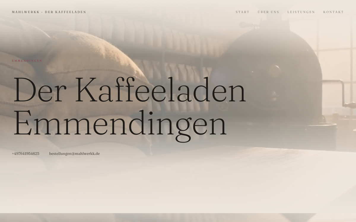 Mahlwerkk, der Kaffeeladen